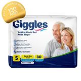 Giggles Belbantlı Küçük S 120 Adet Yetişkin Hasta Bezi