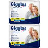 Giggles Belbantlı Küçük S 60 Adet Yetişkin Hasta Bezi