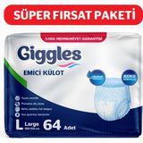 Giggles Emici Külot Large 64 Adet Yetişkin Bez