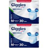 Giggles Emici Külot M Beden 2x30 Adet Hasta Bezi