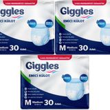 Giggles Hasta Bezi Yetişkin Medium 30x3 Adet Emici Külot
