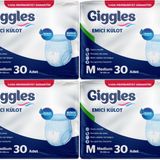 Giggles Hasta Bezi Yetişkin Medium 30x4 Adet Emici Külot