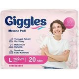 Giggles Kadın Mesane Pedi Large 20 Li