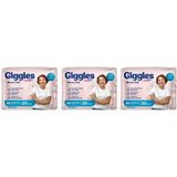 Giggles Kadın Mesane Pedi Medium Bladder Pad 3X20 Paket 60 Adet M
