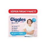 giggles Kadın Mesane Pedi Medium Normal Emici İdrar Kaçırma Pedi 12 Paket x 10 Adet / Toplam 120 Adet