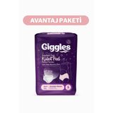 Giggles Külot Ped (Regl Gece Külodu) Bel Ölçüsü 52-100 cm Standart Beden 5 Paket 20 Adet