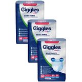 Giggles Külotlu Yetişkin Hasta Bezi Orta Boy M 3 x 30'lu