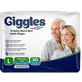 Giggles L Beden 30 Adet Beyaz Hasta Bezi