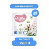 Giggles Lady Soft Hijyenik Ped Gece 36 Adet