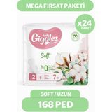 Giggles Lady Soft Hijyenik Ped Uzun 168 Adet