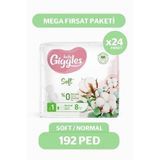Giggles Lady Soft Normal Hijyenik Ped, 192 Adet