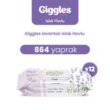 Giggles Lavanta 864 Adet Islak Havlu