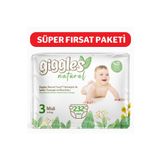 Giggles Natural No:3 Midi 232 Adet Bebek Bezi