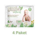 Giggles Natural No:4 Maxi 400 Adet Bebek Bezi