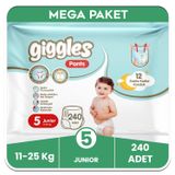 Giggles Pants No:5 Junior 240 Adet Külot Bebek Bezi