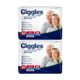 Giggles Tekstil Yüzey Belbantlı M 2×30'lu Yetişkin Hasta Bezi
