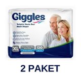 Giggles XL 30x2 Adet Belbantlı Yetişkin Hasta Bezi