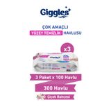 Giggles Xxl İz Bırakmayan Yüzey Temizlik Havlusu - (Çiçek Bahçesi) 300 Yaprak