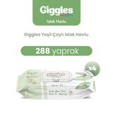 Giggles Yeşil Çay 288 Adet Islak Havlu