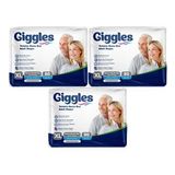 Giggles Yetişkin Bel Bantlı Tekstil Yüzey XL 3x30 Adet Hasta Bezi