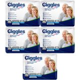 Giggles Yetişkin Bel Bantlı Tekstil Yüzey XL 5x30 Adet Hasta Bezi