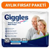 Giggles Yetişkin Belbantlı Ekstra Large 3x30 Adet Hasta Bezi