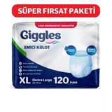 Giggles Yetişkin E.külot H. Bezi Ekstra Büyük Boy Xl Beden 30 Lu X 4 Adet
