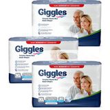 Giggles Yetişkin Hasta Bezi Ekstra Büyük Boy (Xl) 3 Paket (90 Adet )