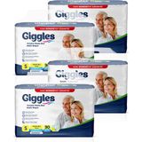Giggles Yetişkin Small 4x30 Adet Hasta Bezi