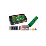 Gigi Luxe 300 Chipli Profesyonel Poker Seti Metal Kutulu 2 Deste İskambil Kağıtlı Alk5355