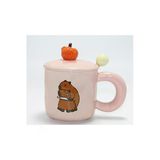 Gigi Luxe 3D Kapibara Capybara Desenli Porselen Kupa Bardak Alk4504