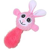 Gigi Panda Sesli Peluş Köpek Isırma Oyuncağı - Pembe