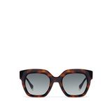 Gigi Studios Pia 6866 2 Dikdörtgen Havana Unisex Güneş Gözlüğü - Kahverengi