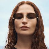 Gigi Studios Shimmer Gs3003 50 Altın Oval Kadın Güneş Gözlüğü - Silver