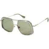 Gigi Studios Vanguard Kenza 6690 7 Unisex Güneş Gözlüğü - Gümüş - Yeşil