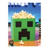 GiginGo Blok Macerası Creeper Temalı Çok Amaçlı Kutu - Minecraft Creeper Kovası