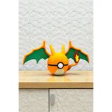 GiginGo Charizard Poke Topu Figürü - Pokemon Charizard Karakteri Pokeball