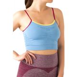 Gigotto Seamless Dantel Detaylı Blue Büstiyer