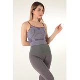 Gigotto Seamless Dikişsiz Dantel Detaylı Spor Büstiyer
