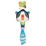 Gigwi 50 cm Peluş Rakun ve Diş İpli Köpek Oyuncağı