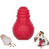 Gigwi 6x10 cm Kırmızı Ampul Şekilli Diş Kaşıyıcı Köpek Ödül Oyuncağı