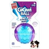 Gigwi Ball 7 cm Mavi Mor Sert Top Plastik Köpek Oyuncağı