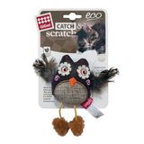 Gigwi Catch & Scratch Baykuş Kedi Oyuncağı, Catnipli, 10 cm