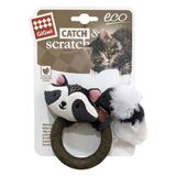 Gigwi Catch & Scratch Rakun Kedi Oyuncağı 11CM - Çok Renkli