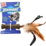 Gigwi Johnny Stick Catnipli Yeşil Tüylü Kedi Oyuncağı