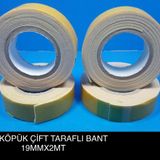 gik Çift Taraflı Köpük Bant 19mm X 2mt Çift Taraflı Band