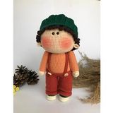 Gilbert Bebek Amigurumi Organik Oyuncak