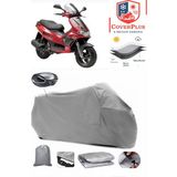 Gilera Runner 180 Branda Gri Arka Çanta Uyumlu(Topcase) Motosiket Brandası Motor Örtüsü Çadır Su Geçirmez Motosiklet Kılıfı Motor Brandası,lastikli,taşıma Torbalı