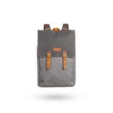 Gillario Design 02 15.6 Inch Gri Kanvas (Siyah Kapak) Laptop Sırt Çantası