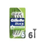 Gillette Blue 3 Sensecare Kullan At Tıraş Bıçağı 6'Lı